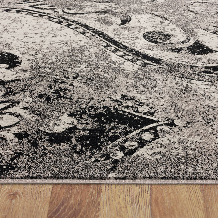Sade Grey Contemporary Rug