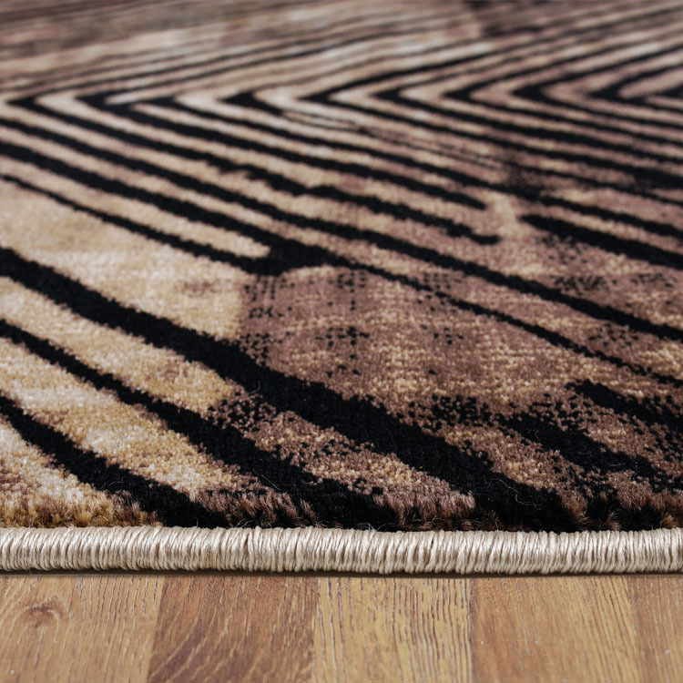 Sade Beige Geometric Rug