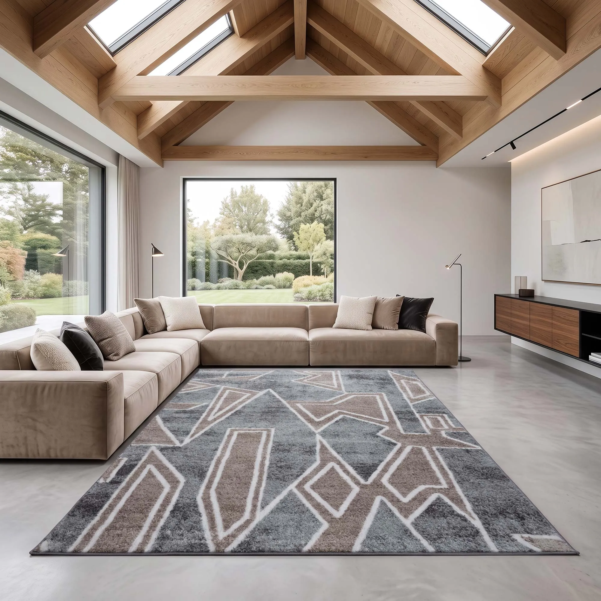 Sapore Modern Geometric Rug