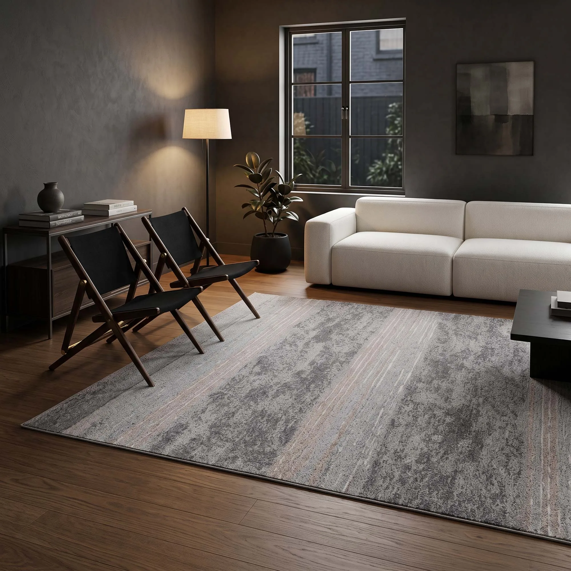 Sapore Contemporary Striped Rug