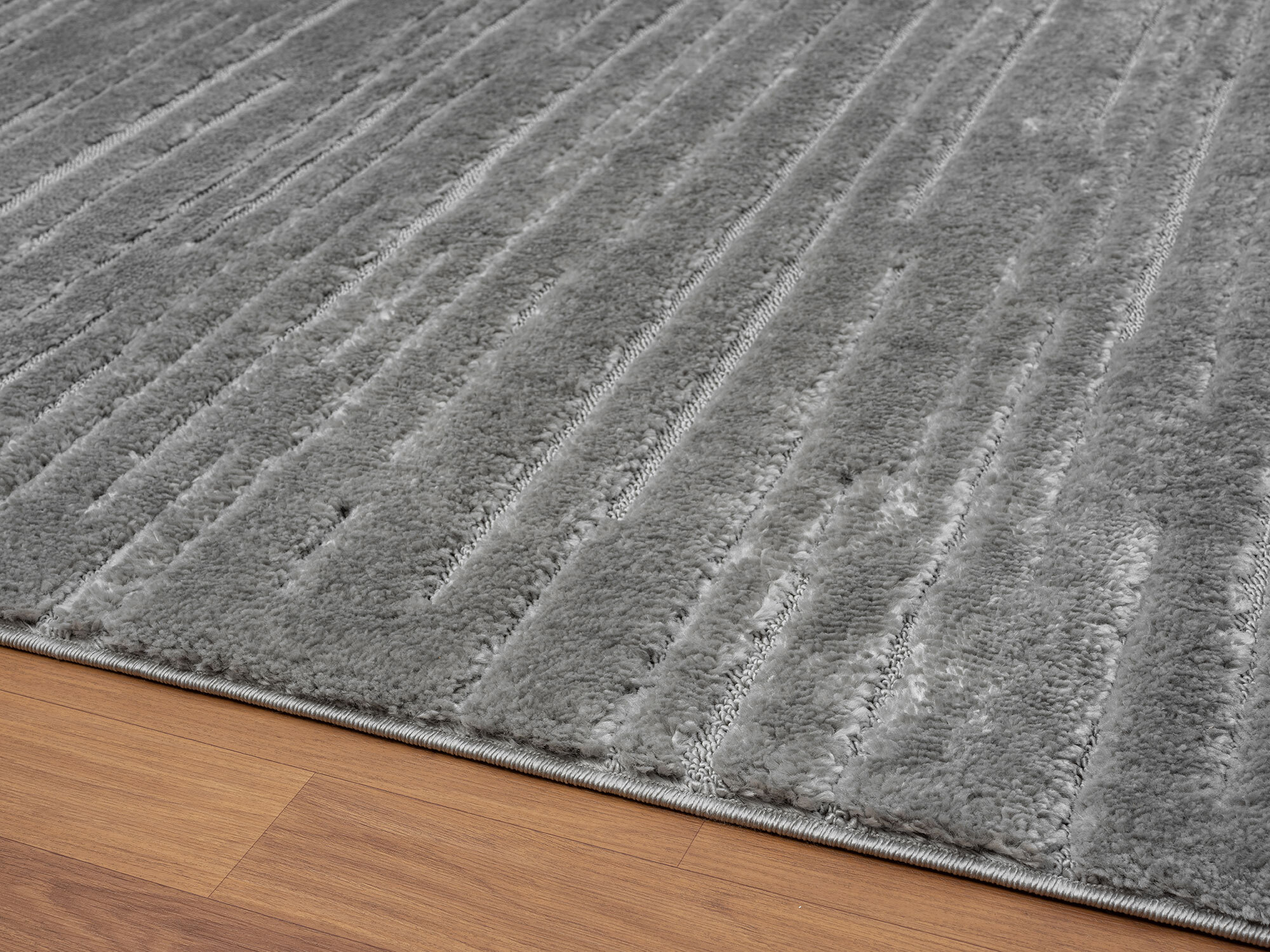 Serenade Grey Striped Rug