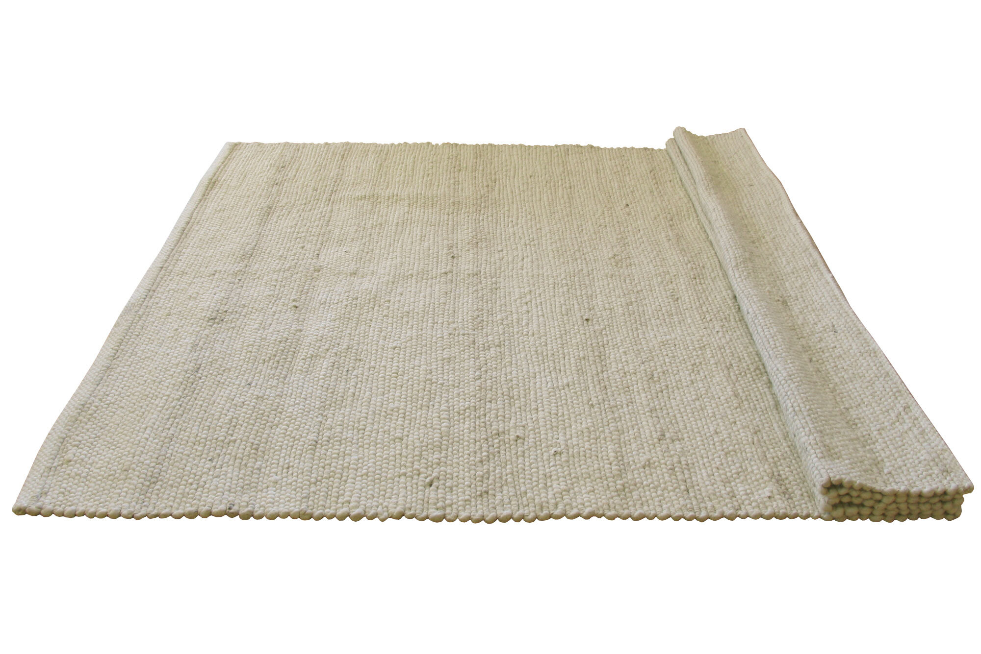 Studio Beige Flatweave Wool Rug