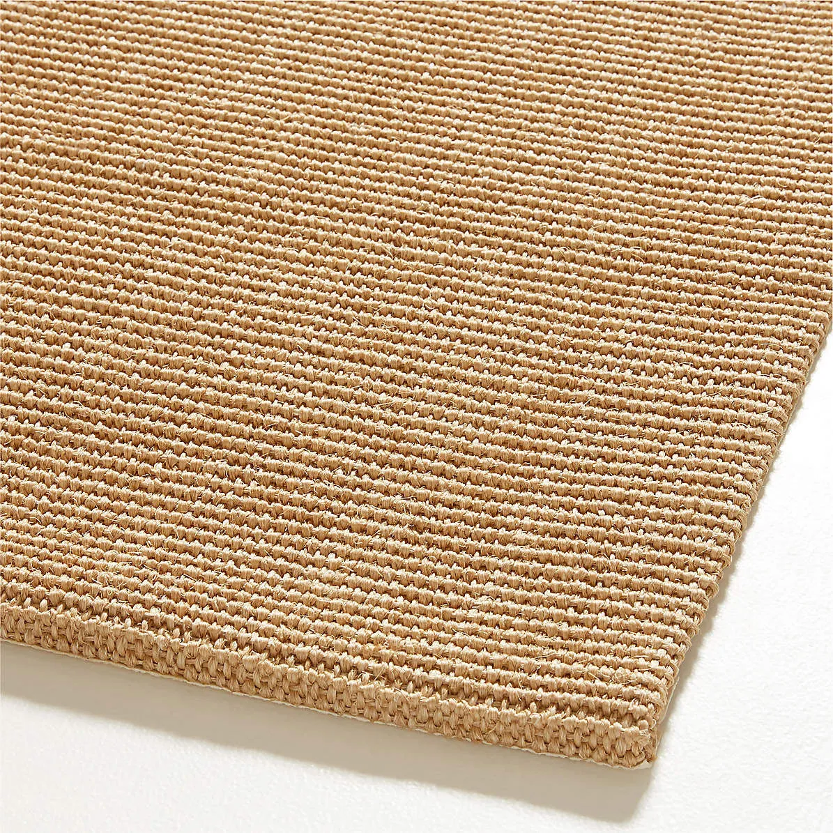 Large View Sisal Rubber Back Flatweave Rug