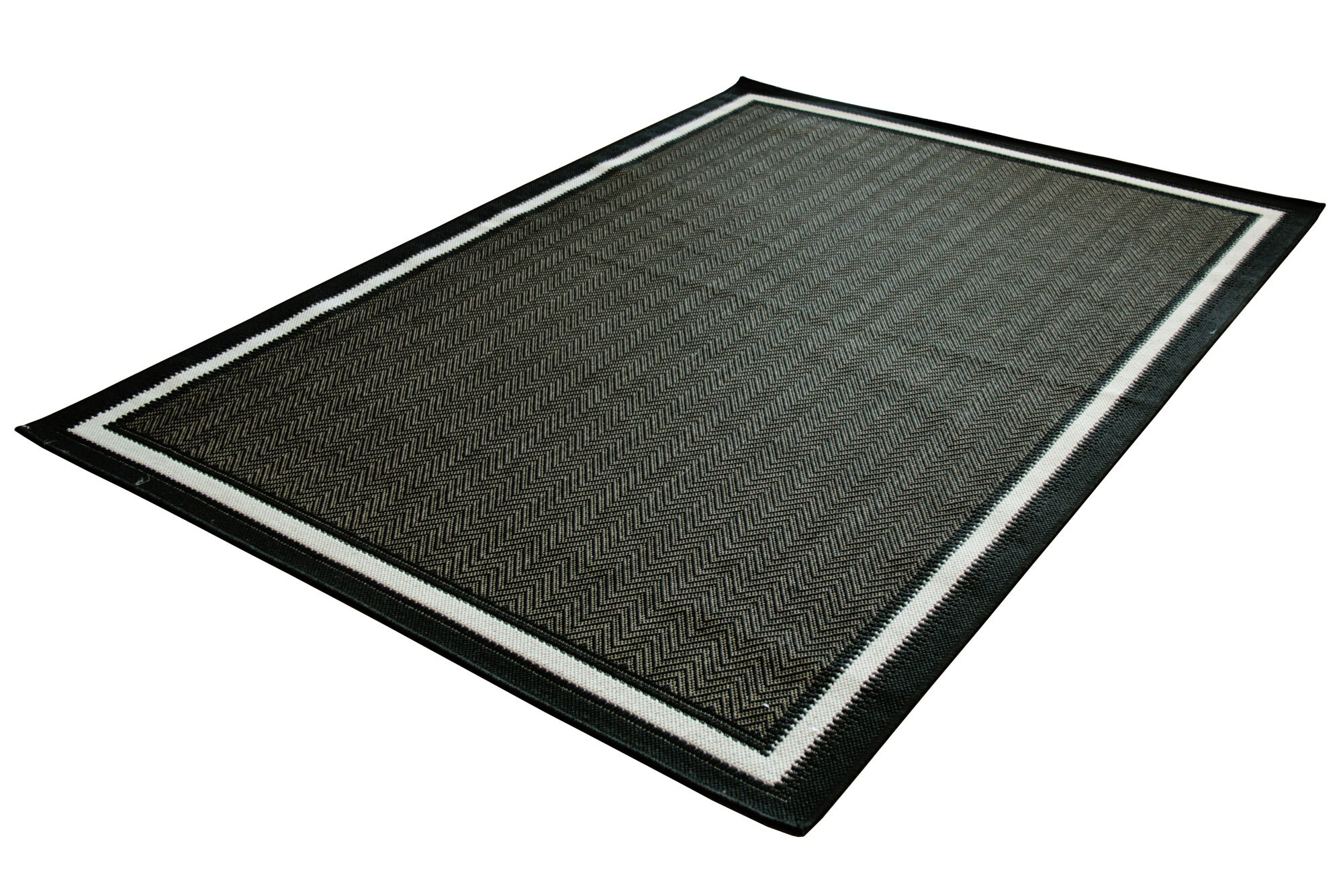 Storm Black Indoor Outdoor Rug