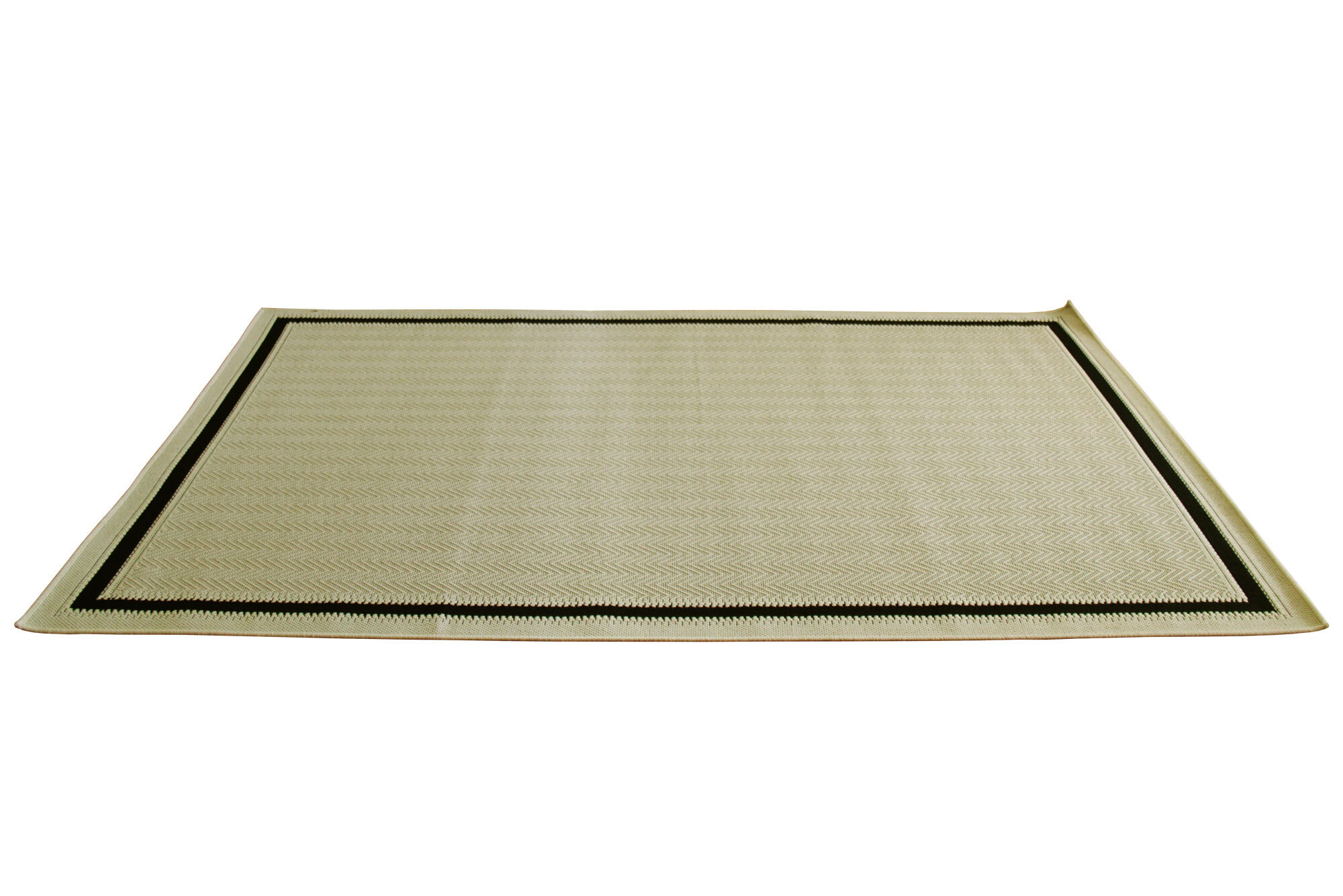 Storm Flatweave Border Rug