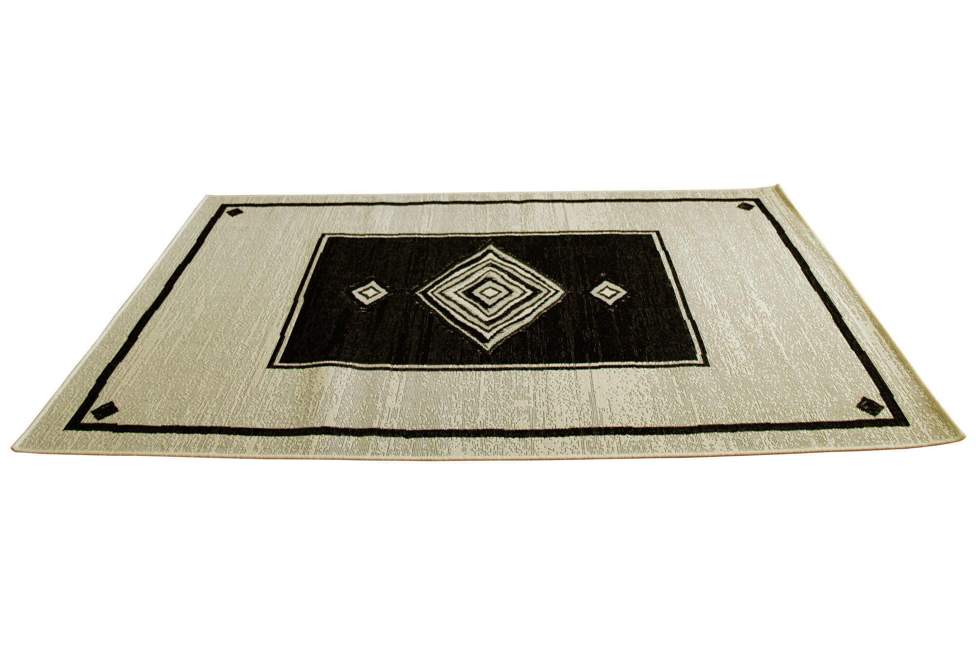 Large View Storm Medallion Flatweave Rug