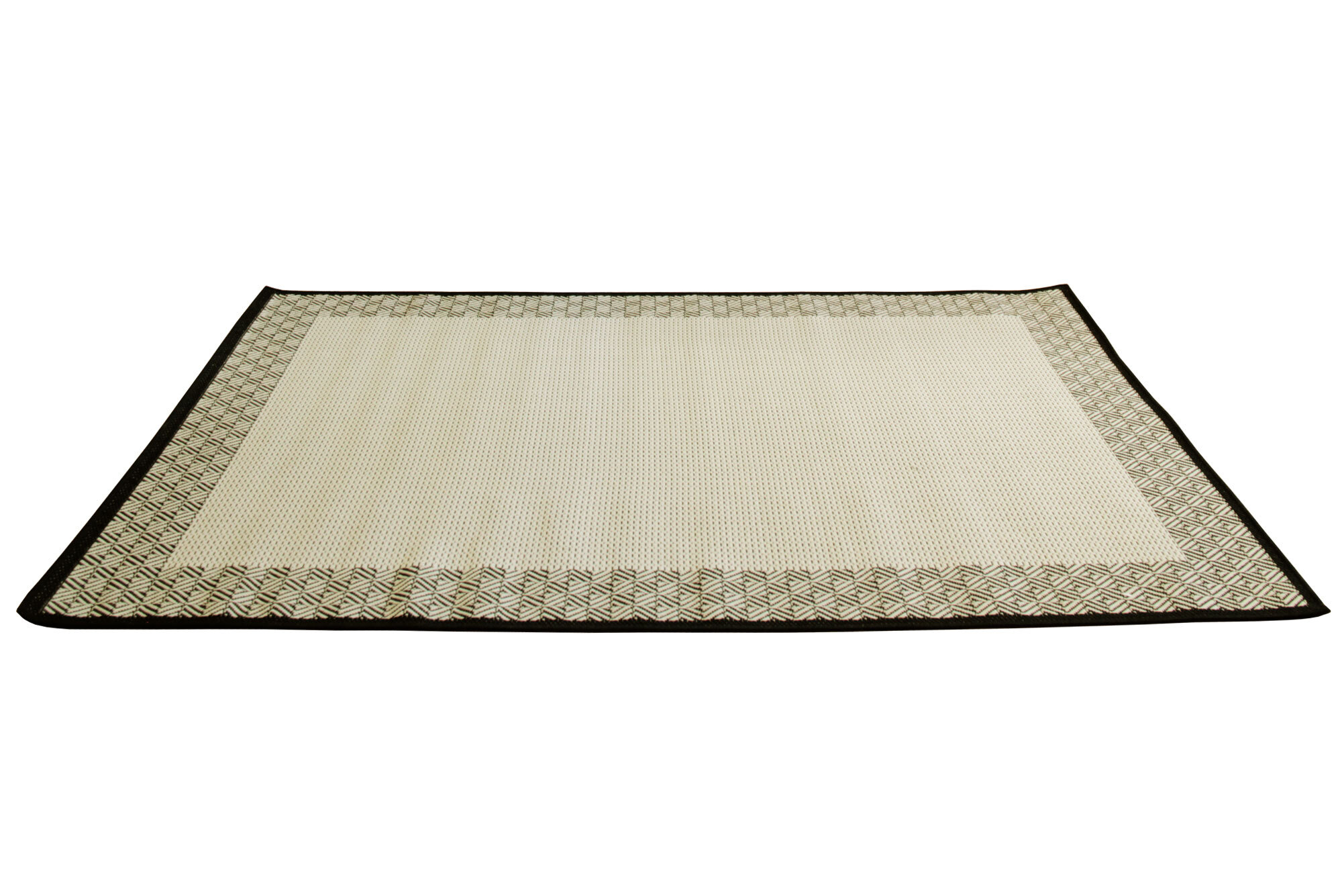 Storm Flatweave Border Rug