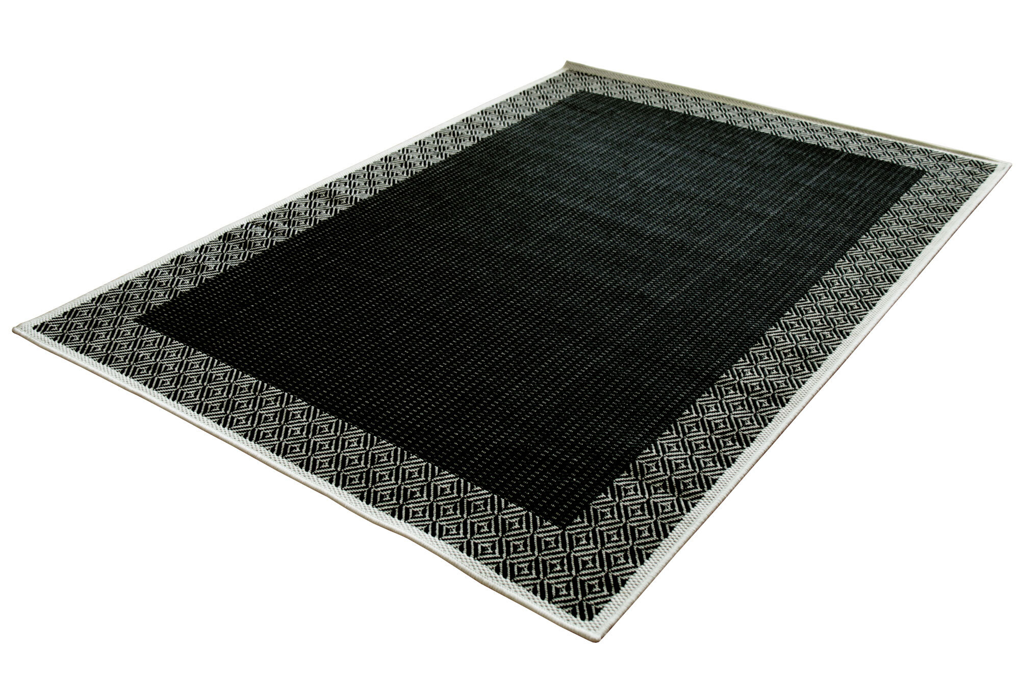 Storm Black Indoor Oudoor Rug