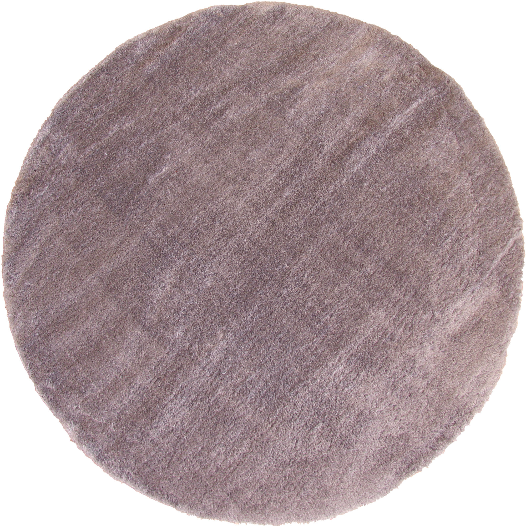 Large View Soft Plain Violet Thick Shaggy Rug