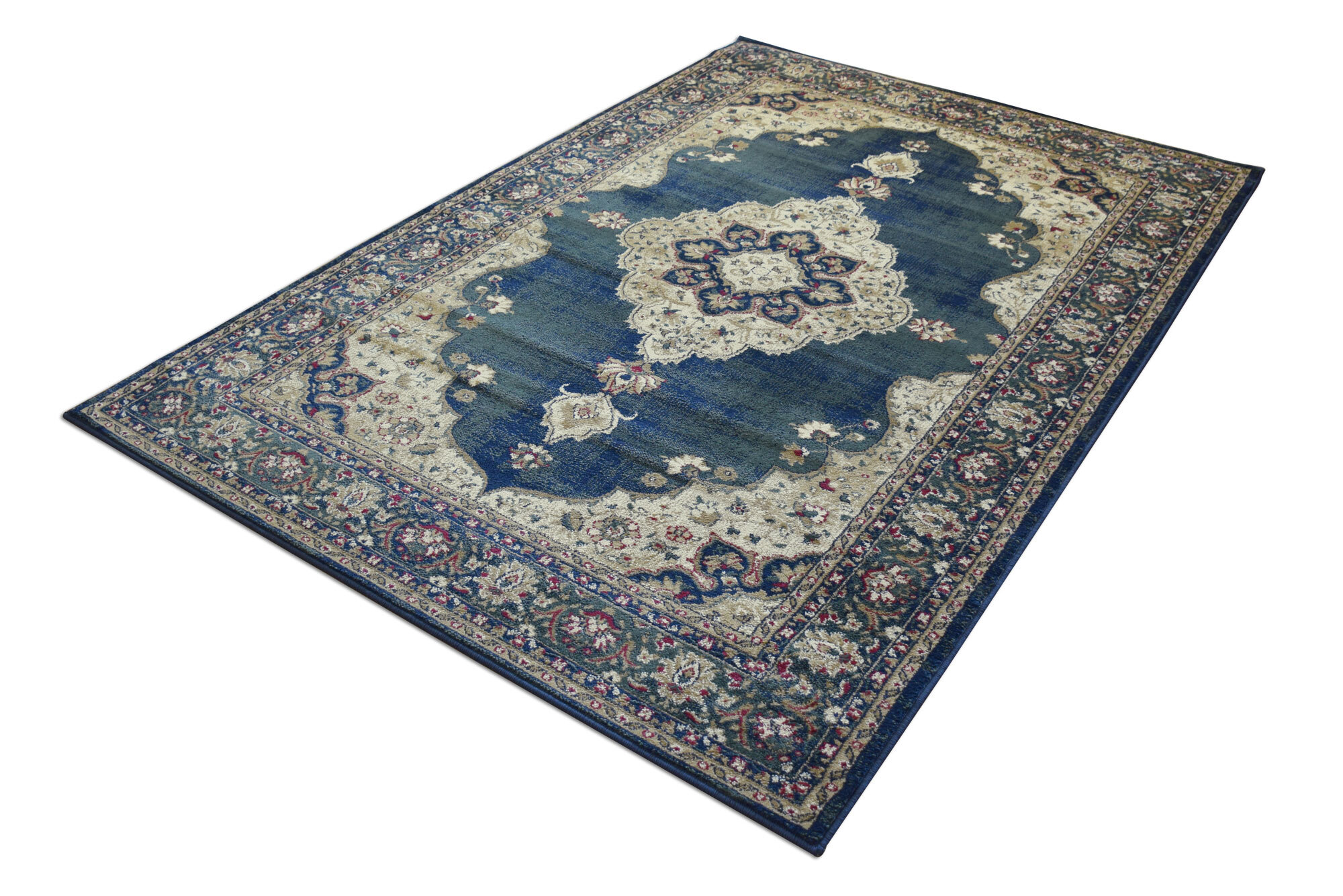 Large View Sydney Blue Classic Medallion Rug