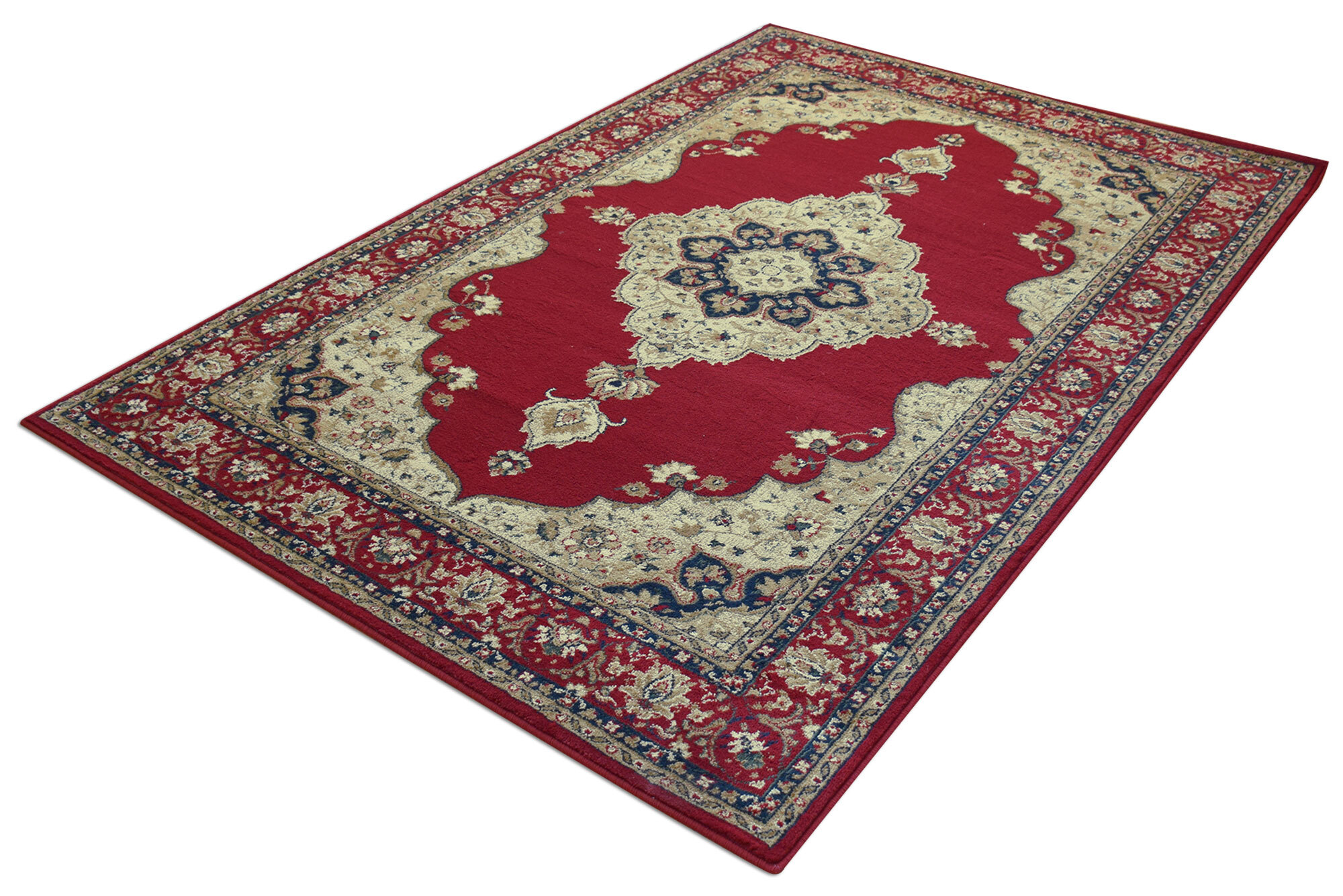 Large View Sydney Red Classic Medallion Rug