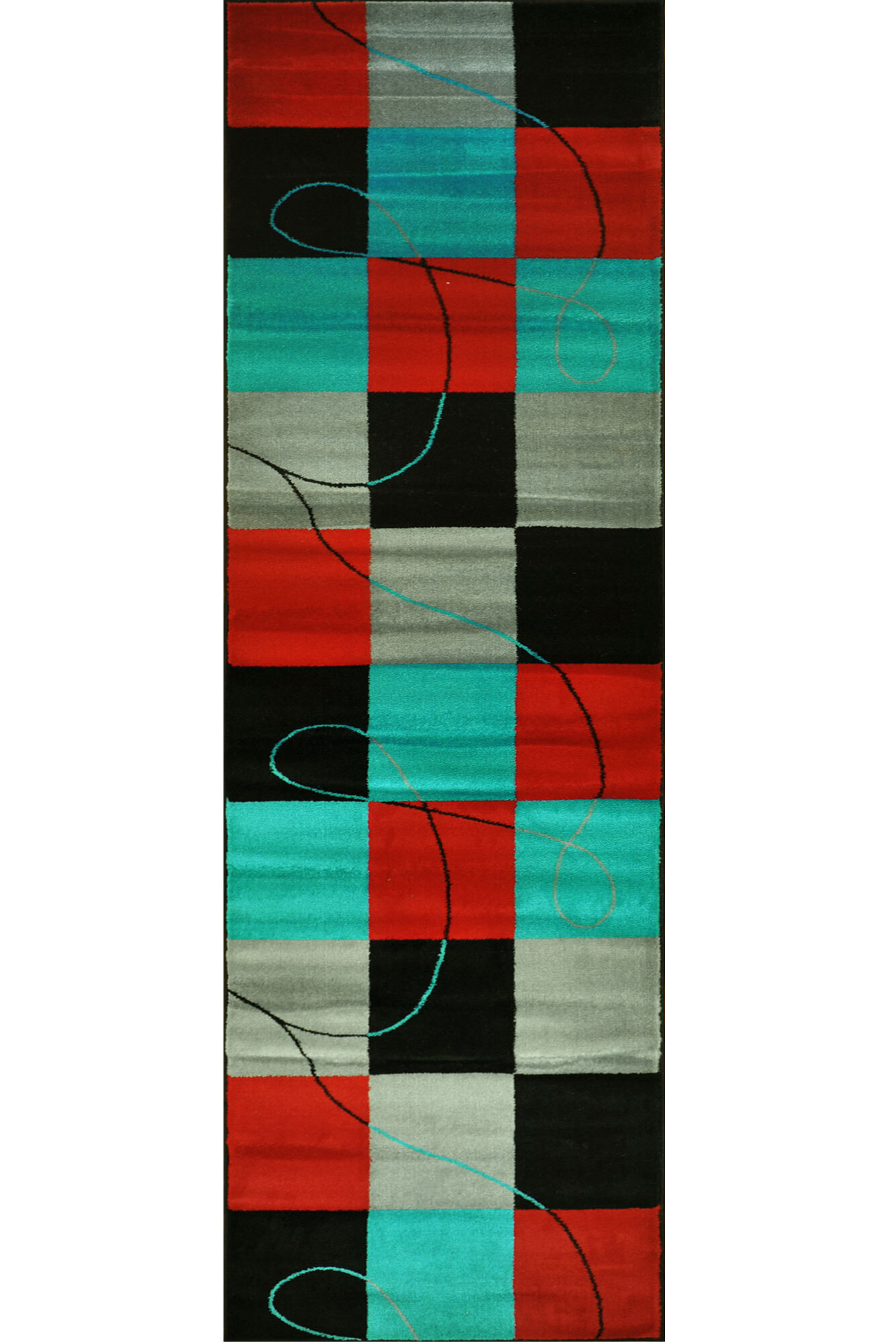 Sky Modern Square Pattern Rug