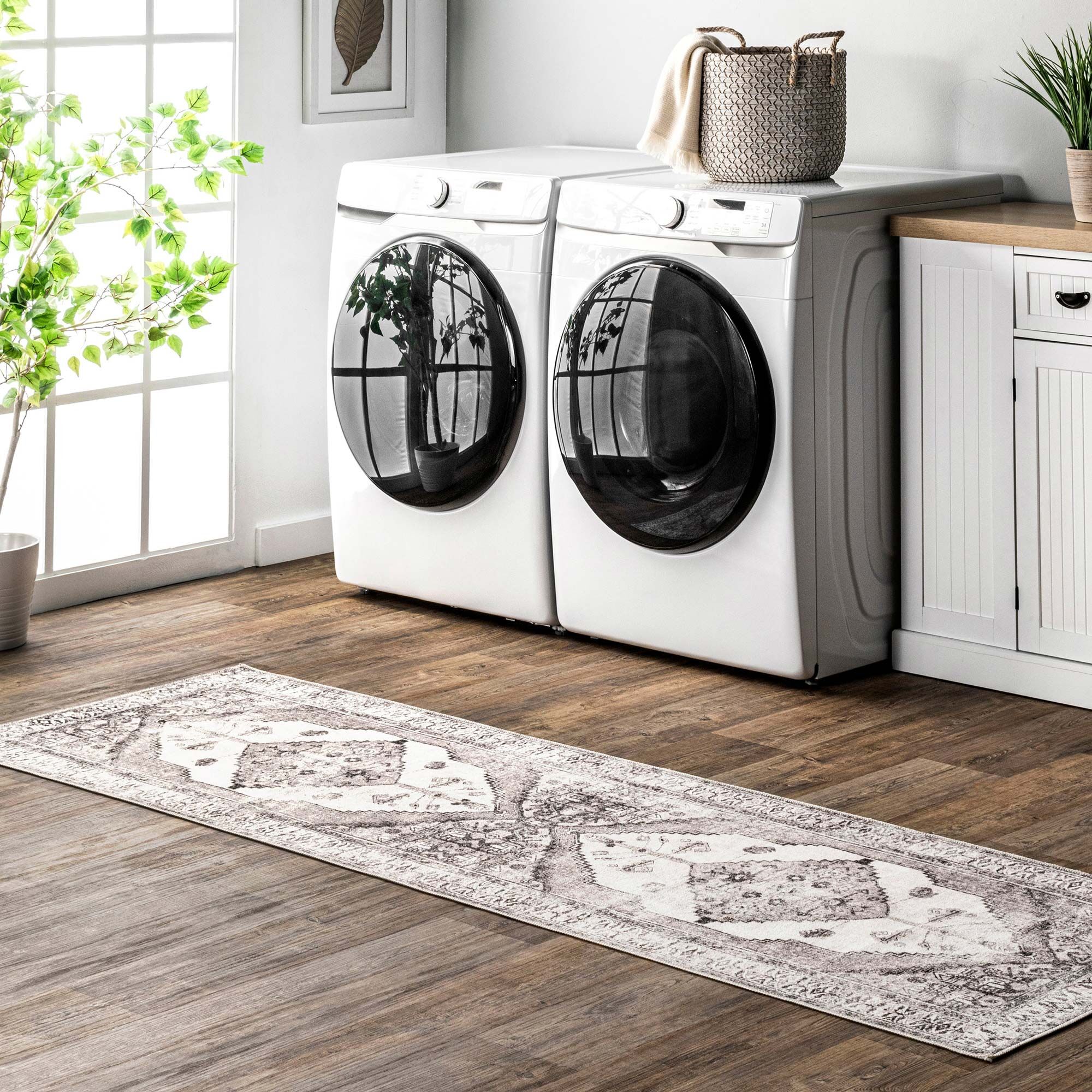 Large View Timeless Laundry Runner Rug