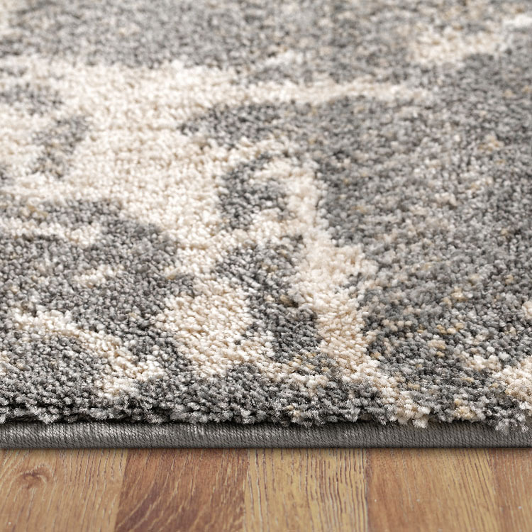 Large View Unique Modern Grey Abstract Rug