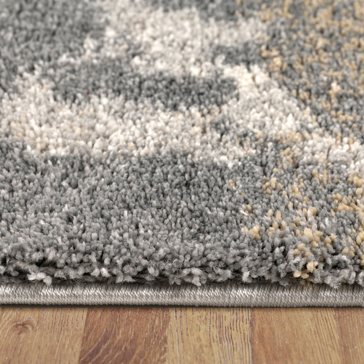Unique Grey Modern Abstract Rug