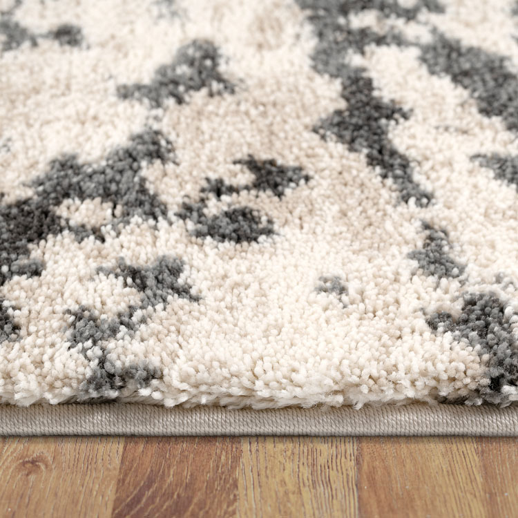 Large View Unique Modern Grey Abstract Rug