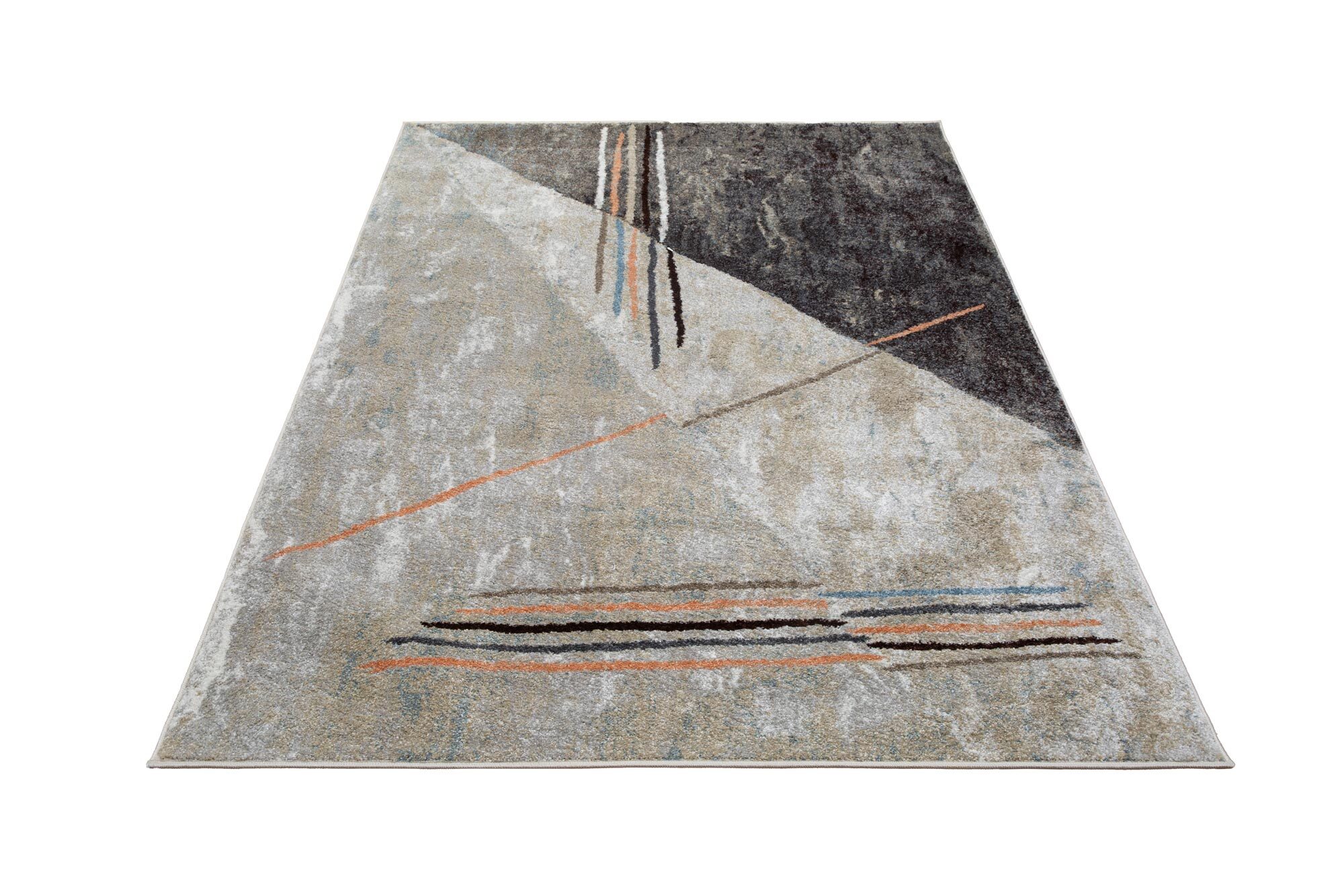 Large View Vivid Modern Abstract Rug