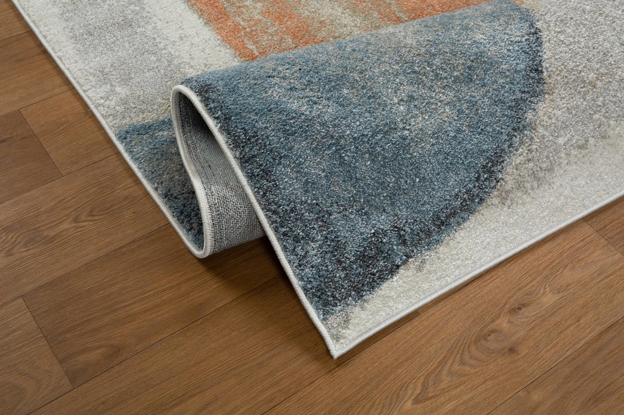 Vivid Contemporary Painterly Rug