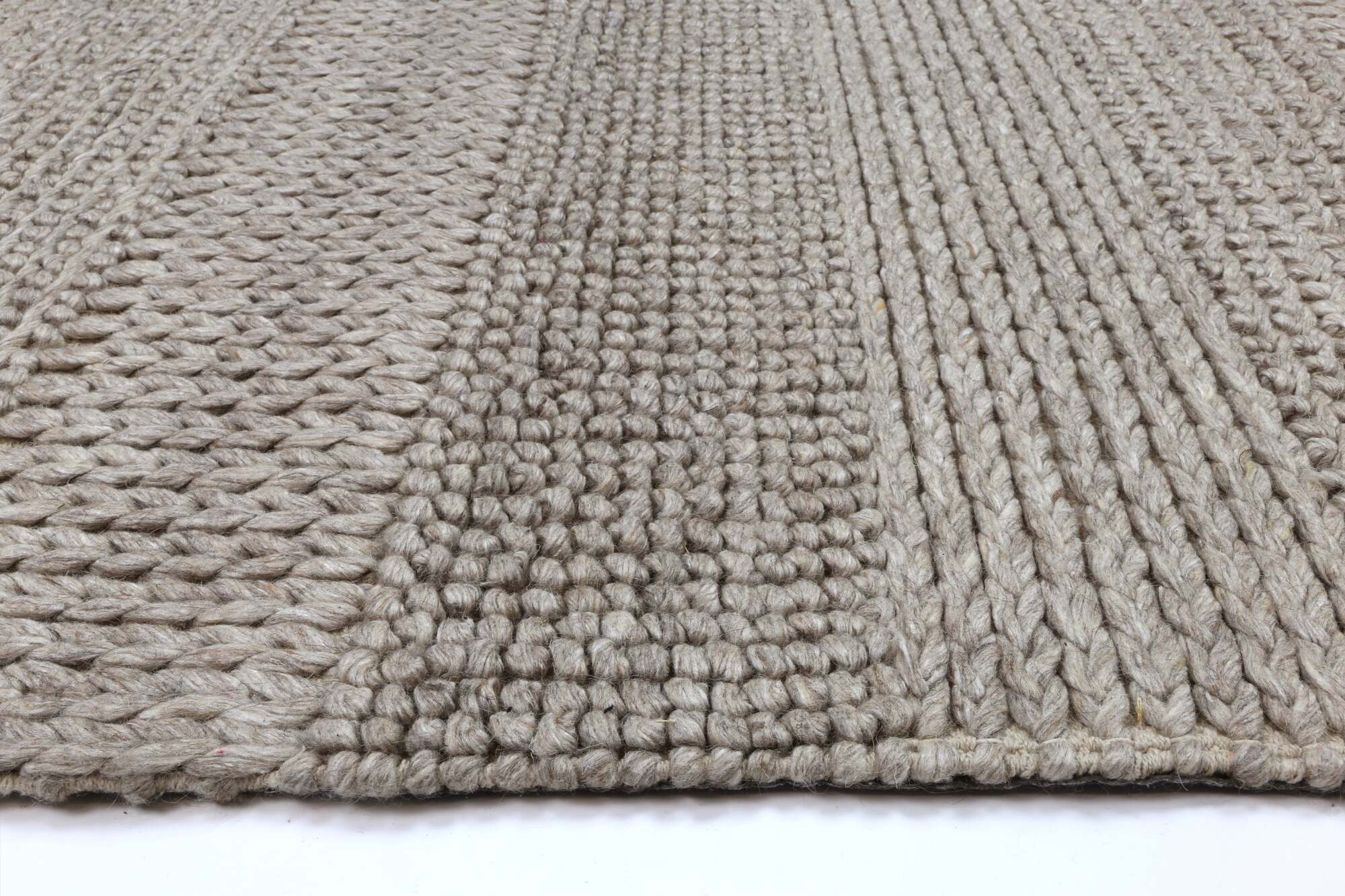 Large View Zuri Beige Hand Loomed Rug