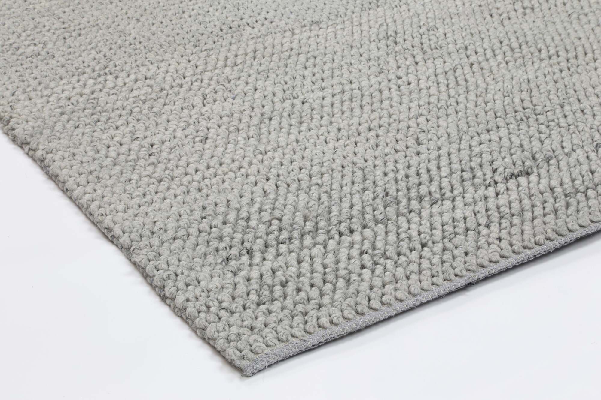 Large View Zuri Grey Hand Loomed Rug