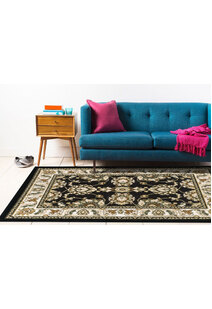 Atlanta Traditional Classic Black Rug