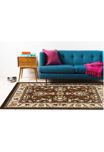 Atlanta Traditional Floral Brown Rug