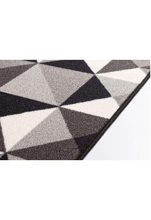 Atlanta Geometric Triangle Grey Rug
