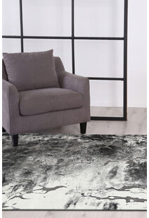 Aloha Grey Marble Design Rug