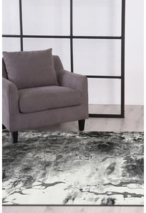 Aloha Grey Marble Design Rug