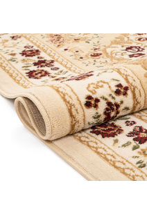 Axel Beige Traditional Floral Rug