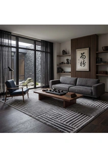 Amigo Geometric Lines Rug 
