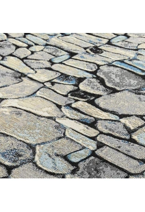 Aperto Stone Pebble Pattern Rug