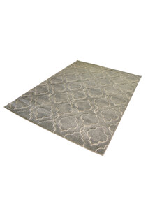 Bonnie Modern Grey Trellis Rug