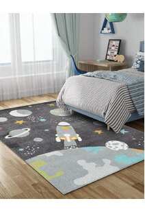 Candy Kids Space Rocket Rug