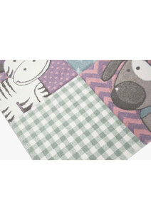 Charlie Cute Animal Nursery Rug