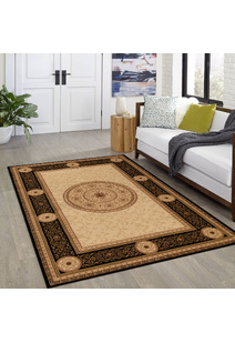 Cain Transitional Medallion Rug