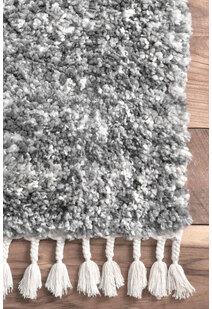 Charles Grey Moroccan Shag Rug