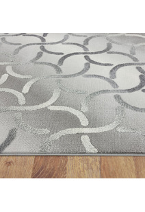 Dylan Grey Modern Abstract Rug