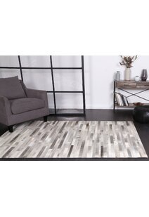 Elena Cow Hide Leather Rug
