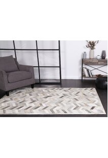 Elena Cow Hide Leather Rug