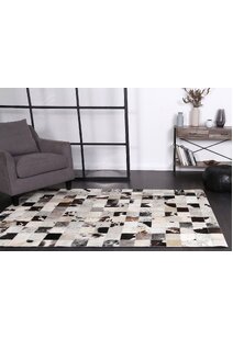 Elena Cow Hide Leather Rug