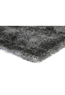 Elisa Silky Soft Grey Shaggy Rug