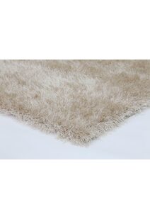 Elisa Plain Beige Thick Shaggy Rug