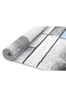 Emma Blue Modern Abstract Rug