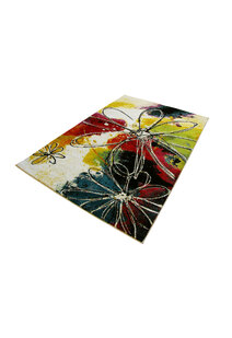 Ellen Modern Floral Abstract Rug