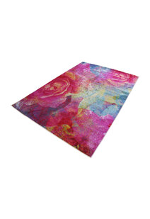 Ellen Modern Rose Flower Rug