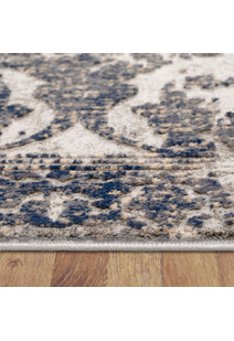Eris Navy Multi Textured Rug