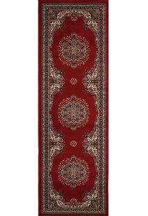 Gil Red Traditional Medallion Rug