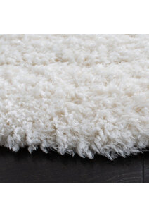 Havana Plain Ivory Shaggy Rug