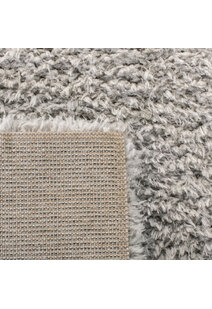 Havana Plain Light Grey Shag Rug